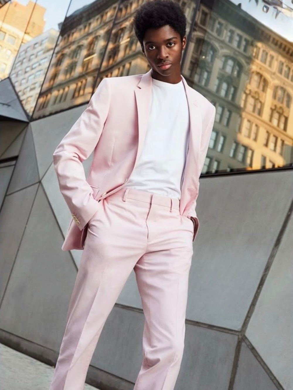 Express - Men’s - Pink Suit
